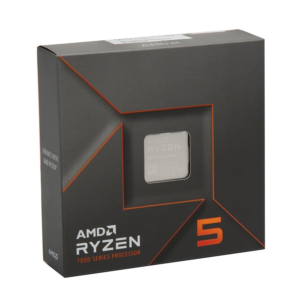 AMD Ryzen 5 7600X (6 Cores, 12 Threads) Up To 5.3 GHz Desktop Processor ( 3 YEARS WARRANTY) -WITHOUT BOX/FAN