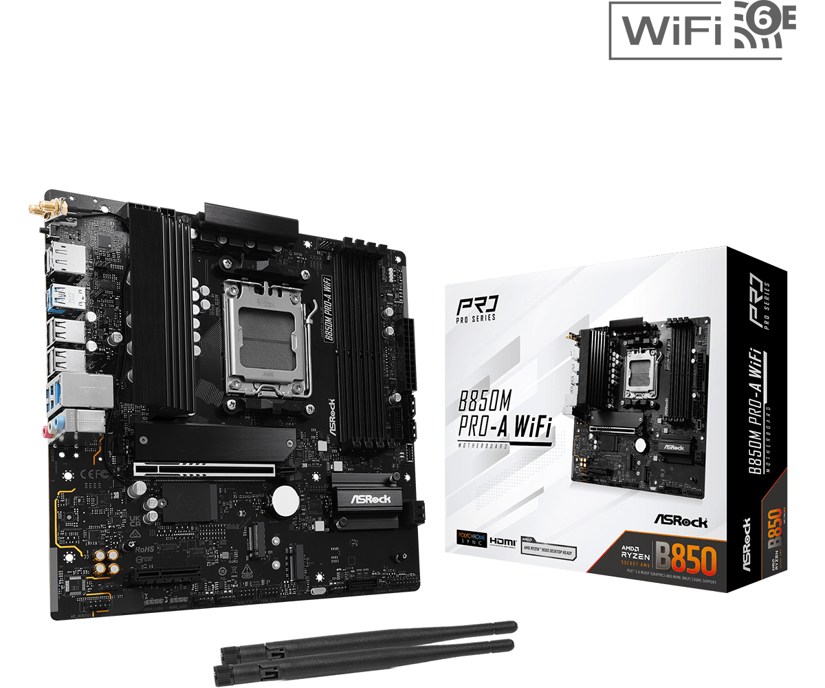 ASROCK B850M PRO-A WIFI DDR5 MOTHERBOARD